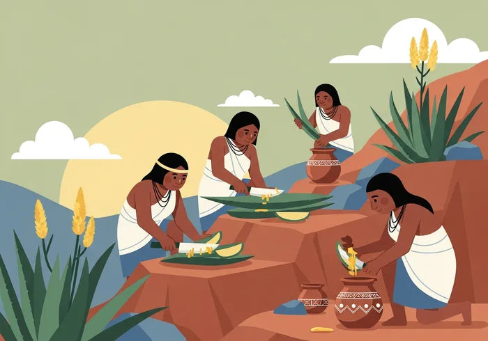 Khoisan tribes · Cape region using Cape Aloe